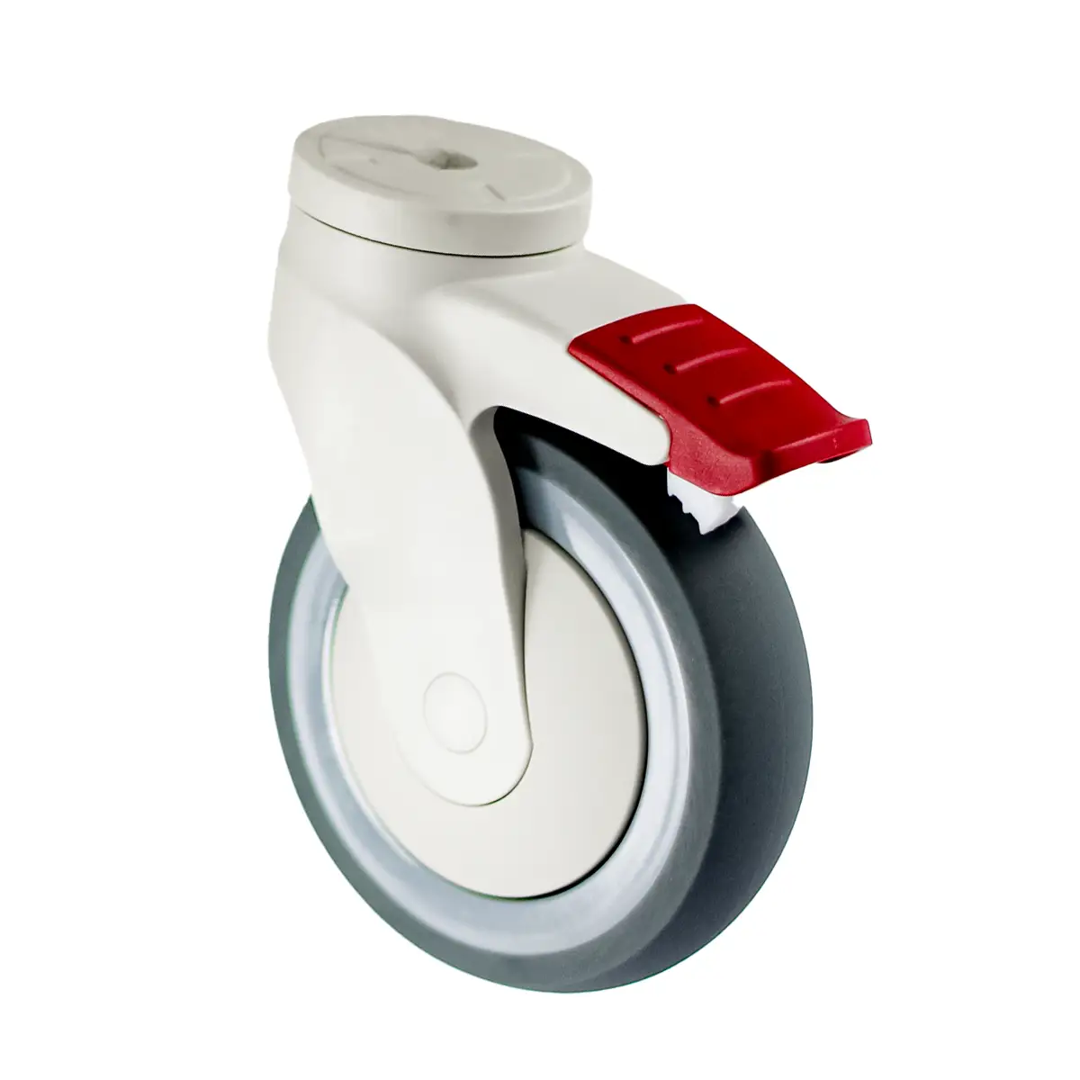 Rodizio 5" Pedal Vermelho